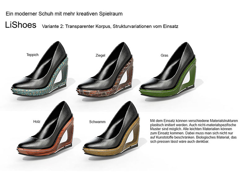 LiShoe Der Design und Farbwandler unter den Schuhen