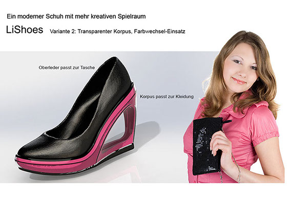 Dieser Damenschuh passt überall