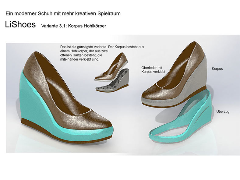 LiShoe Der Design und Farbwandler unter den Schuhen